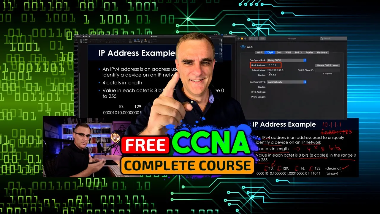 Hexadecimal to Decimal made EASY! | Free CCNA 200-301 Course | Video #16
