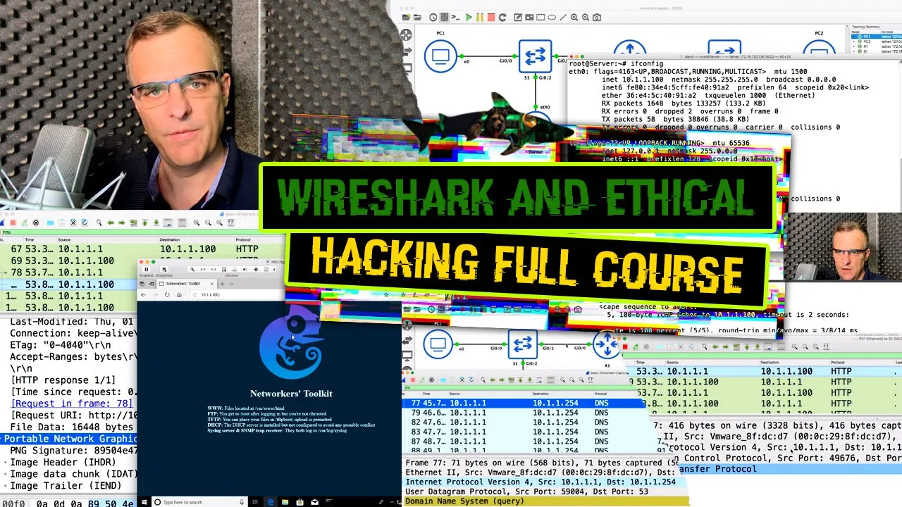 Free Wireshark and Ethical Hacking Course: Video #1