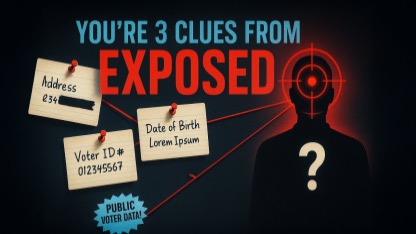 You’re 3 Clues From EXPOSED (Using Public Voter Data)